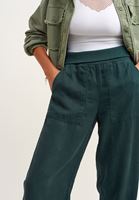 Bayan Yeşil Nature Friendly Wide-Leg Bol Pantolon ( TENCEL™ )