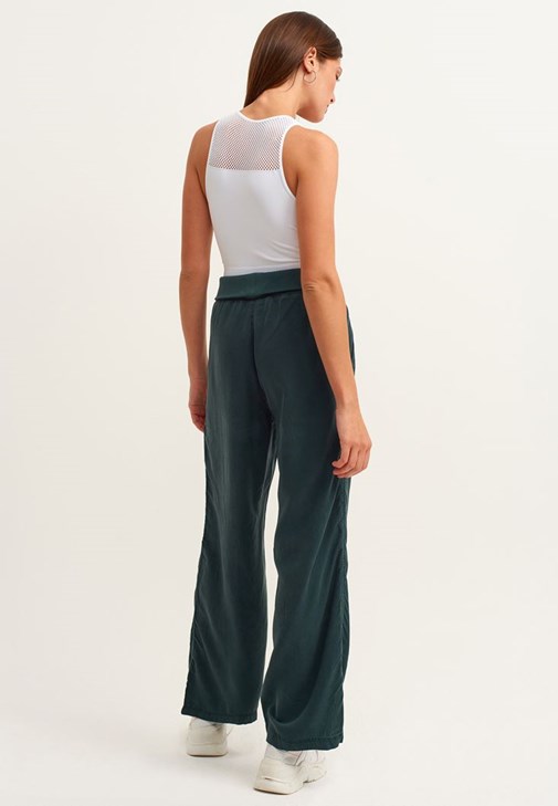 Lululemon Green Wide Leg Pants