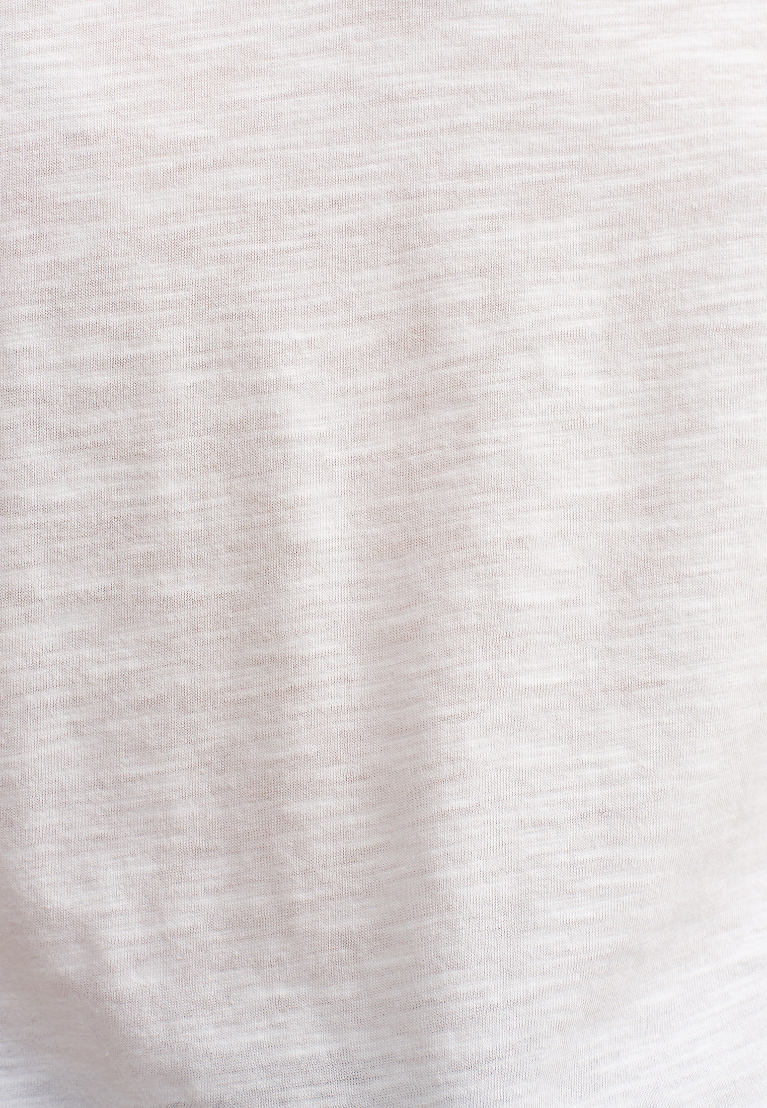 Women White Cotton V-neck T-shirt