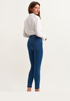 Bayan Mavi Toparlayıcı Efekt Skinny Pantolon
