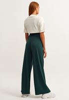 Bayan Yeşil Nature Friendly Wide-Leg Pantolon ( TENCEL™ )