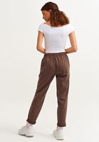 Women Brown Soft Touch Baggy Pants ( TENCEL™ )