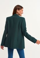 Bayan Yeşil Special Çift Düğmeli Blazer Ceket