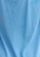 Bayan Mavi Cut Out Sırtlı Cupro Elbise