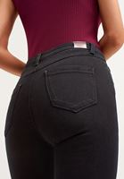 Women Black Push-up Effect Skinny Pants