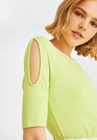 Women Green Asymmetric Blouse