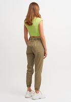 Bayan Yeşil Bağcık Detaylı Jogger Pantolon ( TENCEL™ )