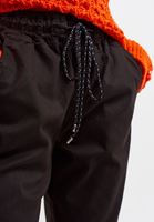 Bayan Siyah Bağcık Detaylı Jogger Pantolon ( TENCEL™ )