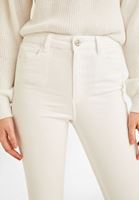 Bayan Beyaz Yüksek Bel Pantolon ( TENCEL™ )