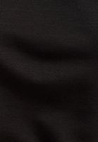 Bayan Siyah Bel Detaylı Sıfır Yaka Sweatshirt
