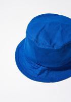 Bayan Lacivert Pamuklu Bucket Şapka