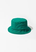 Bayan Yeşil Pamuklu Bucket Şapka