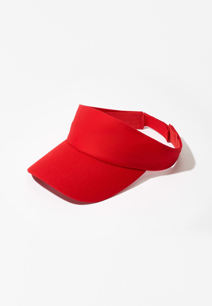 Bayan Kırmızı Pamuklu Cap