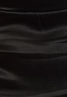 Women Black Mini Dress With Drape Detail
