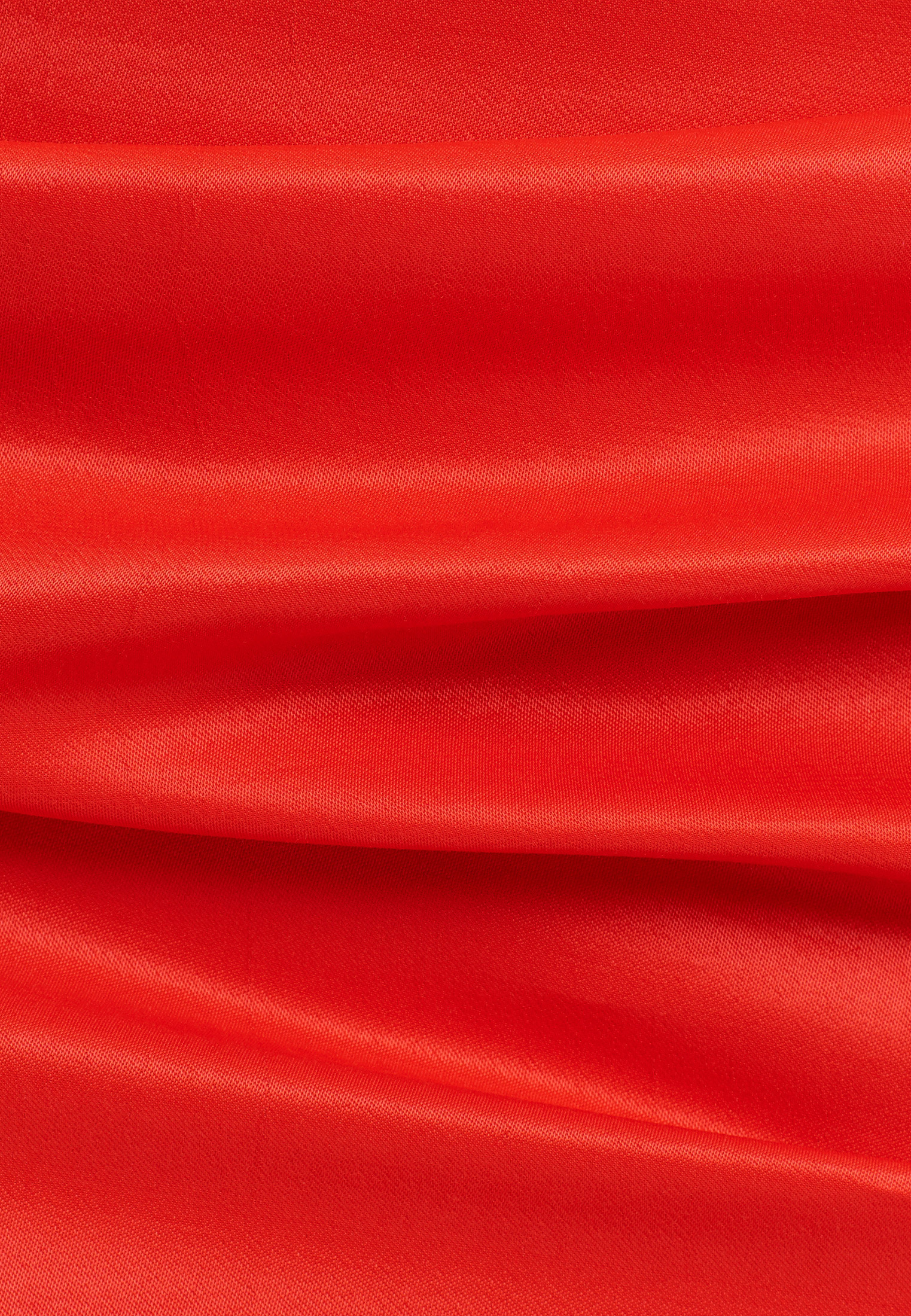 Women Red Mini Dress With Drape Detail