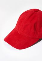Bayan Kırmızı Süet Cap Şapka