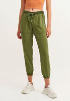 Bayan Yeşil Yumuşak Dokulu Jogger Pantolon ( TENCEL™ )