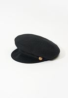 Bayan Siyah Hasır Cap Şapka