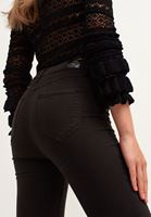 Women Black Skinny Pants With Cut-out Detail