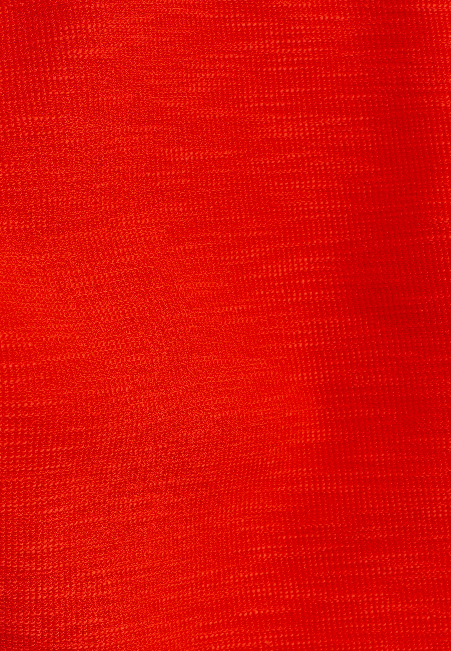Women Red Zero-neck Crop Sweatshirt