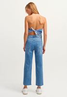 Women Blue Ultra High Rise Destroyed Jeans
