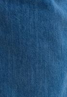 Bayan Mavi Kuşaklı Baggy-Fit Denim Pantolon