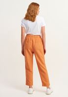 Bayan Turuncu Carrot-Fit Bağcıklı Pantolon