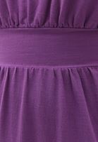 Women Purple Cotton Strappy Dress