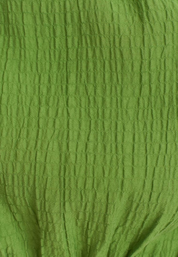 Bayan Yeşil Halter-Neck Crop Top ( TENCEL™ )