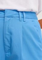 Women Blue Pleated Slouchy Pants