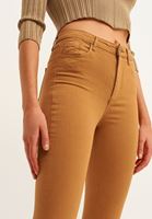 Women Brown Reborn Skinny Trousers