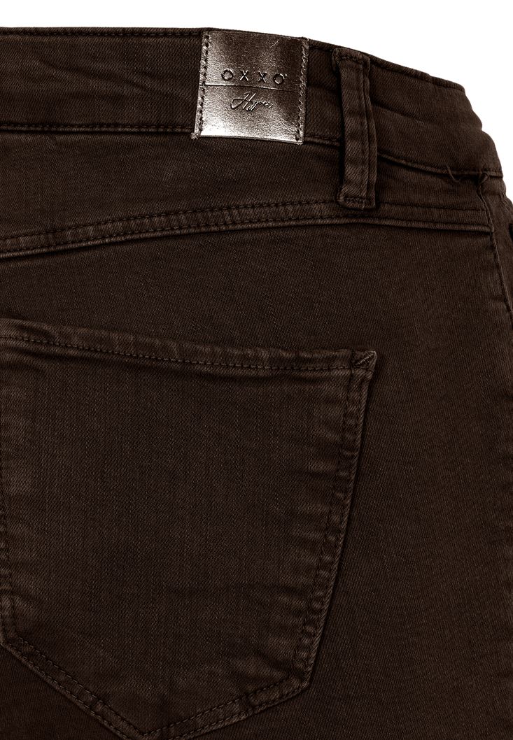 Bayan Siyah Toparlayıcı Etkili Skinny Pantolon ( TENCEL™ )