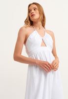 Women White Soft Touching Dress