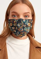 Bayan Çok Renkli Floral Desenli Yıkanabilir Maske
