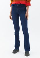 Bayan Mavi Yüksek Bel Bootcut Denim Pantolon ( TENCEL™ )