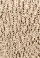 Women Beige V-neck Knitwear