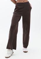 Bayan Kahverengi Yumuşak Dokulu Straight Pantolon ( MODAL )