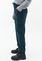 Bayan Yeşil Yumuşak Dokulu Jogger Pantolon ( MODAL )