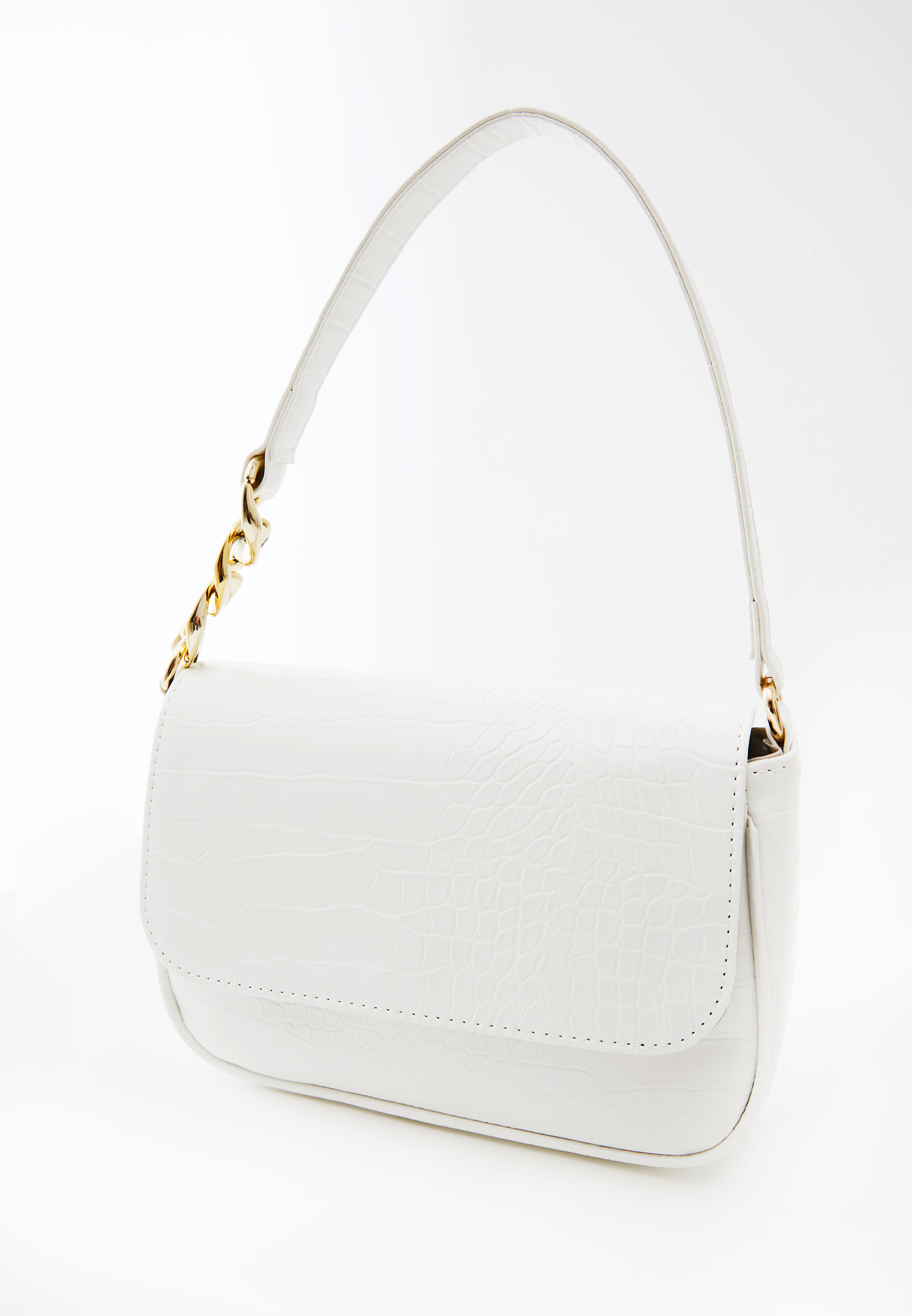 Slouchy Bag - Crackle White – Kim White Bags/Belts