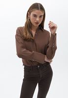 Women Brown Oversize Shirt