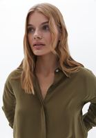Bayan Yeşil Oversize Gömlek ( MODAL )
