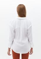 Bayan Beyaz Oversize Gömlek ( MODAL )