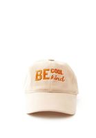 Bayan Bej Sloganlı Cap