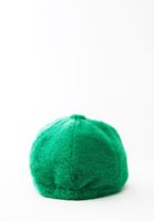 Bayan Yeşil Peluş Şapka