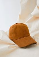 Bayan Kahverengi Süet Cap Şapka