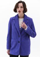 Women Blue Oversize Blazer