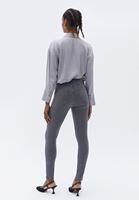 Bayan Koyu Gri Toparlayıcı Etkili Skinny Pantolon ( TENCEL™ )