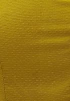 Bayan Sarı Düğmeli Crop Bluz