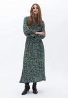 Bayan Çok Renkli Cut-Out Detaylı Uzun Elbise