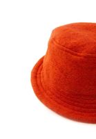 Bayan Turuncu Yün Karışımlı Bucket Şapka